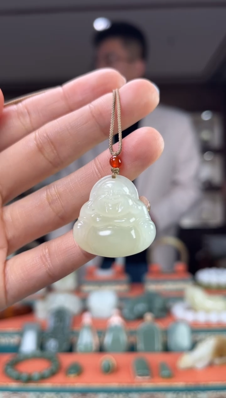 【闪购商品】和田玉颈饰未镶嵌佩佩28mm左右