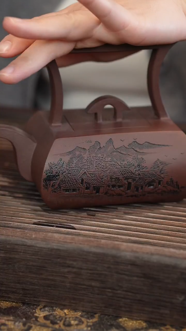 茶壶紫砂原矿手工制作