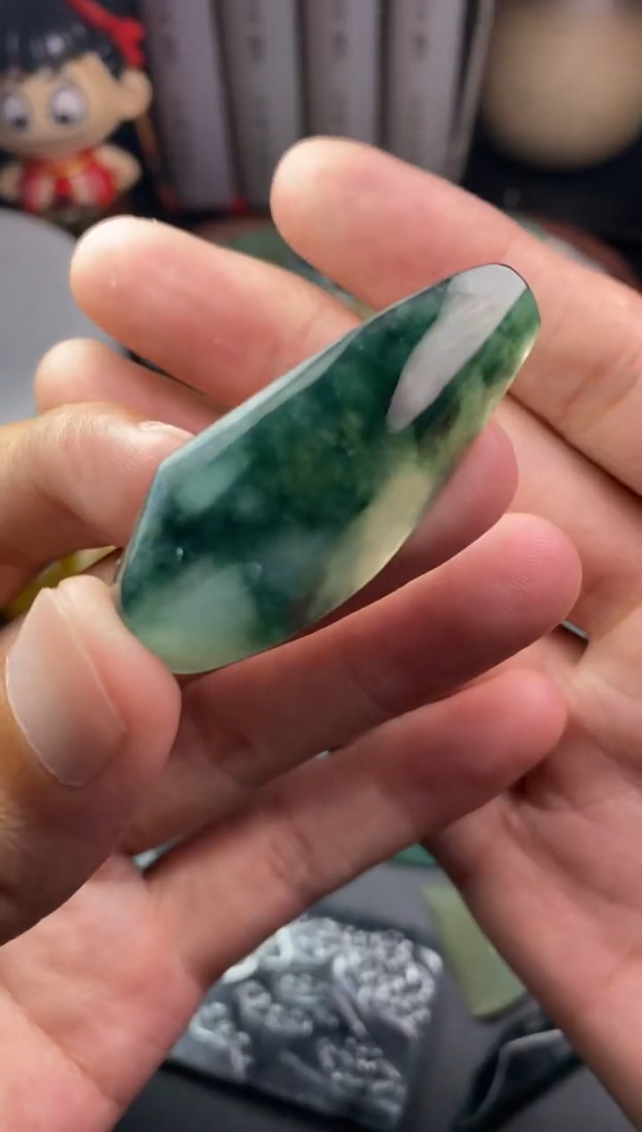 定制翡翠未镶嵌翡翠片料定制未镶嵌7.13-54