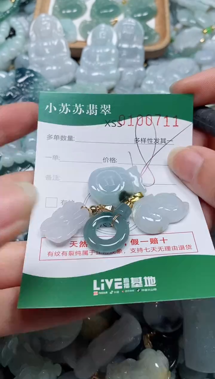 【闪购商品】翡翠颈饰未镶嵌闪购商品0100711