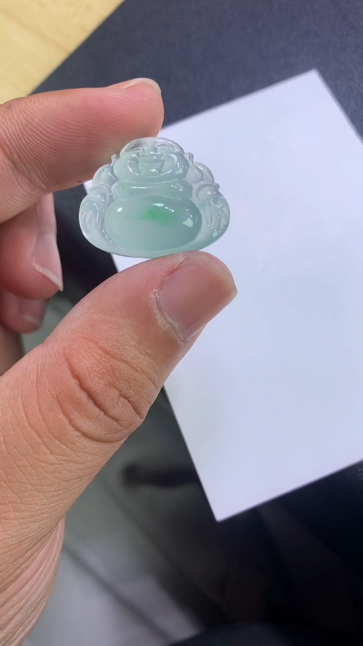 颈饰未镶嵌翡翠佛公