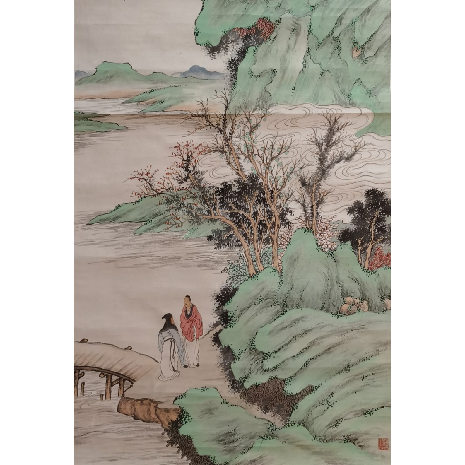 【辽拍】V250616-3-10 《山水》（8平尺) 纸本立轴 DD11