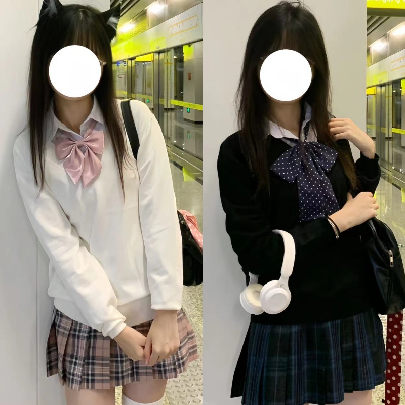【JK套头毛衣】学院风制服针织衫长袖校供上衣日系少女甜美学生套装