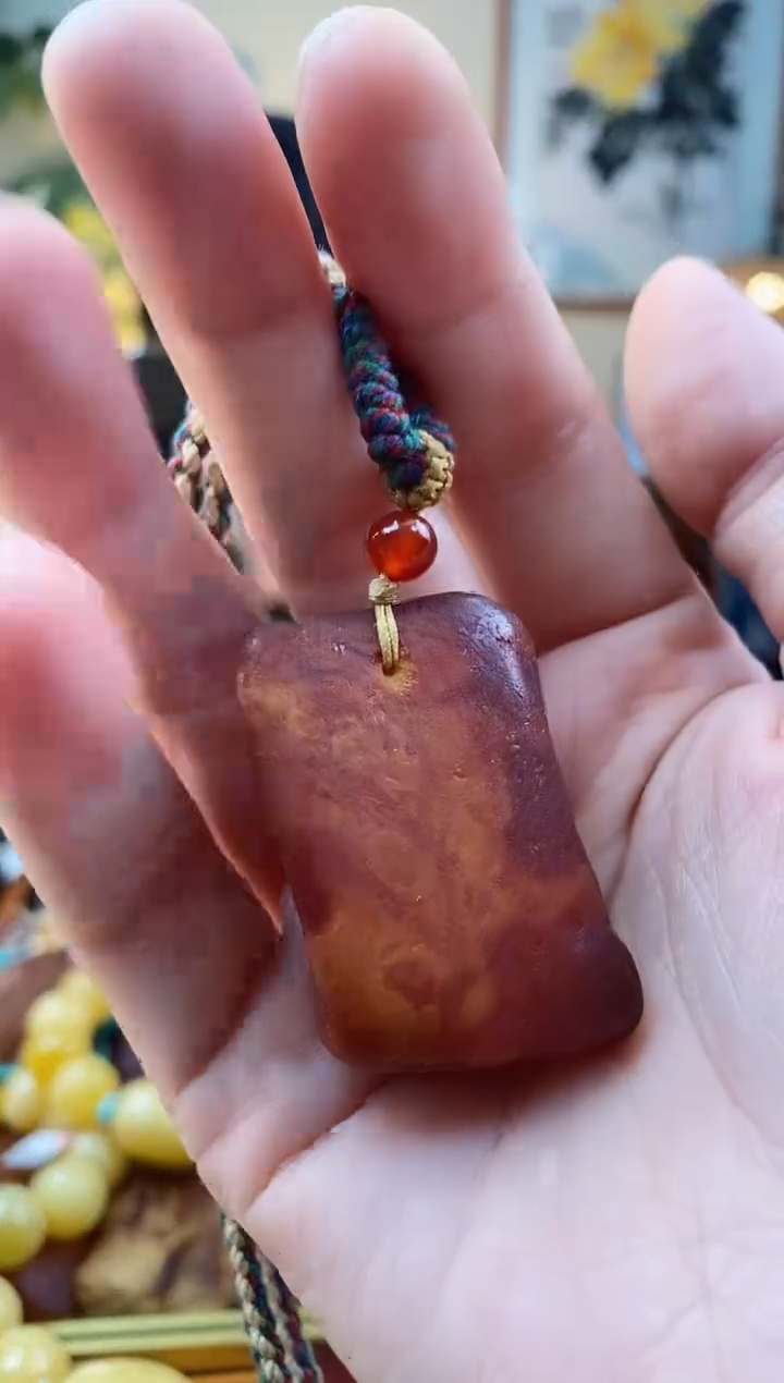 【闪购商品】琥珀颈饰未镶嵌吊坠