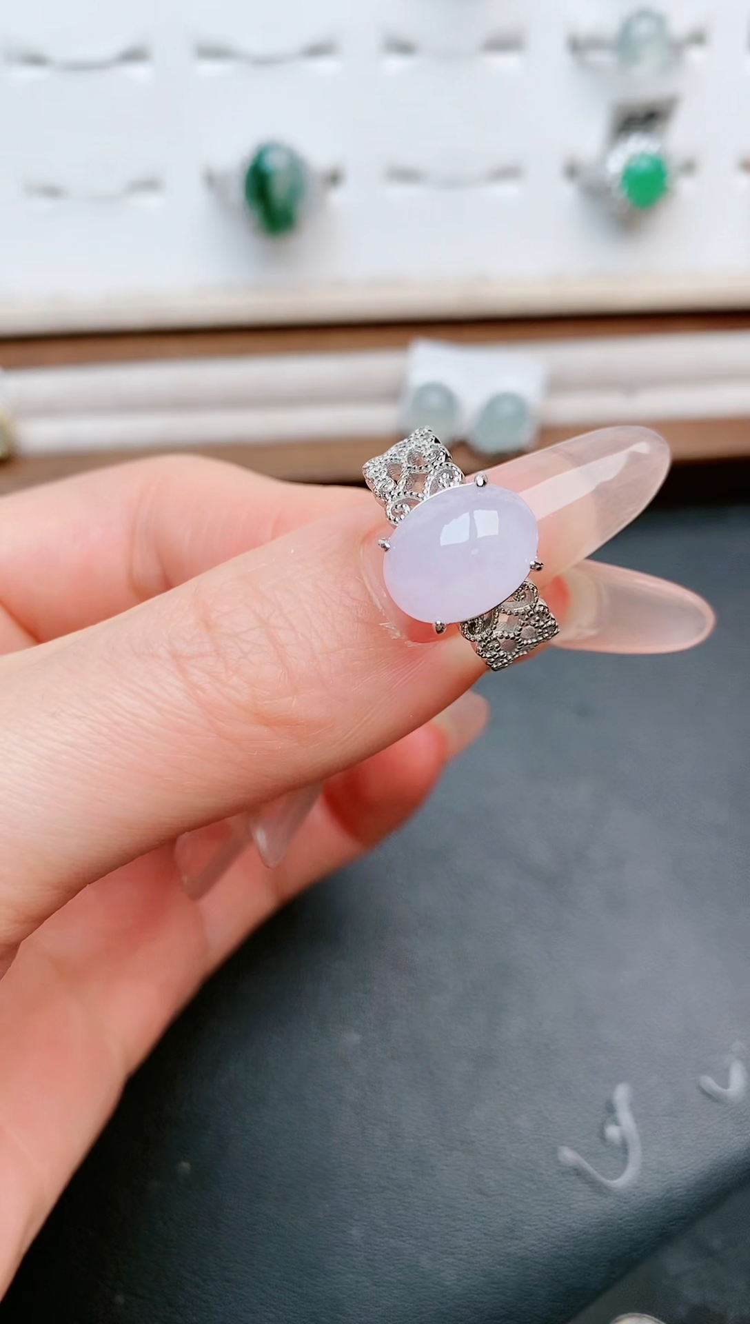 【闪购商品】翡翠戒指银S925镶嵌.....