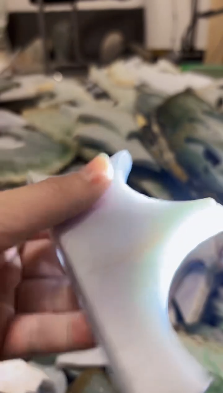 【闪购商品】翡翠颈饰未镶嵌A货白文1321