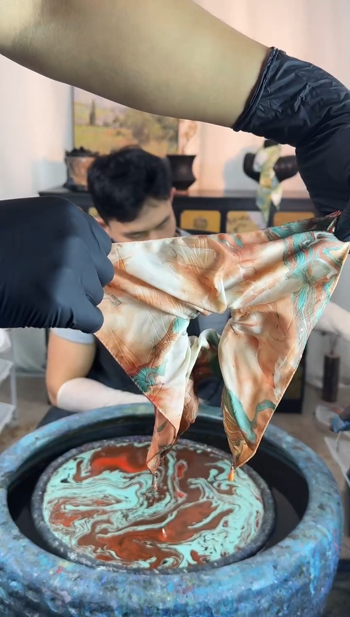 349珍珠方巾发圈