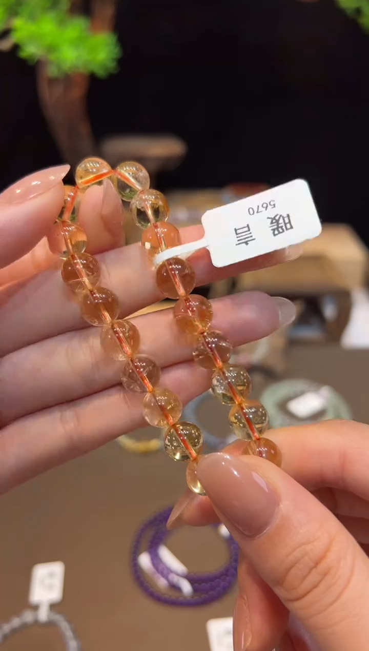 水晶手链未镶嵌手饰@@5670