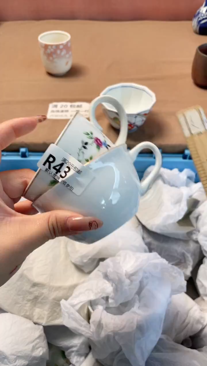 瓷片小*鼠瓷器瓷器R43