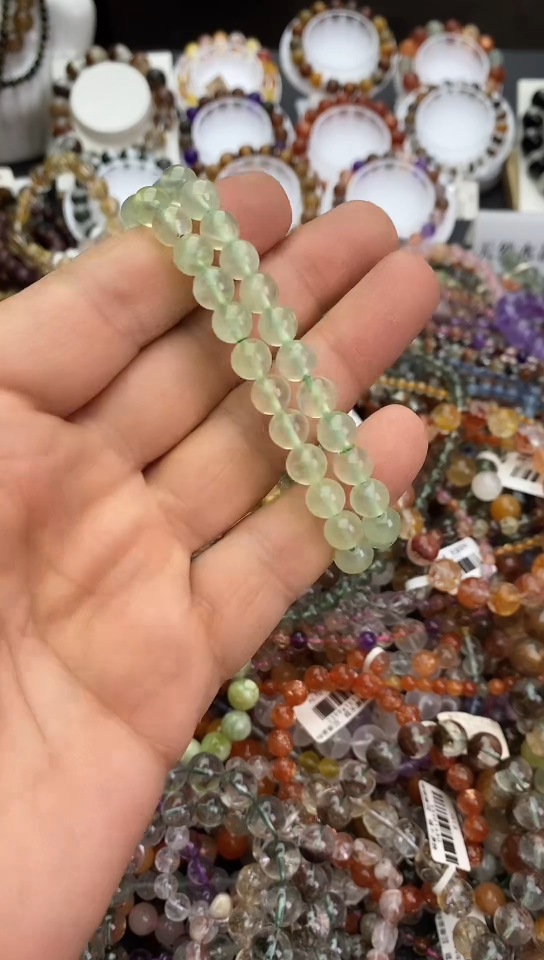未镶嵌葡萄石手链手链