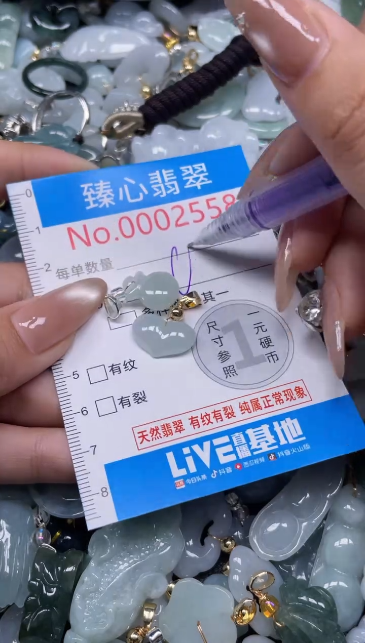 颈饰未镶嵌翡翠2558