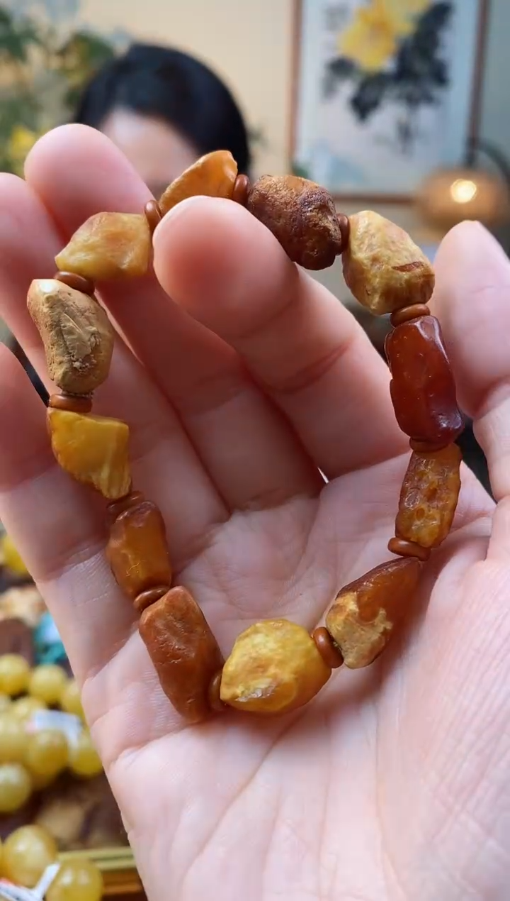【闪购商品】琥珀手串未镶嵌手串