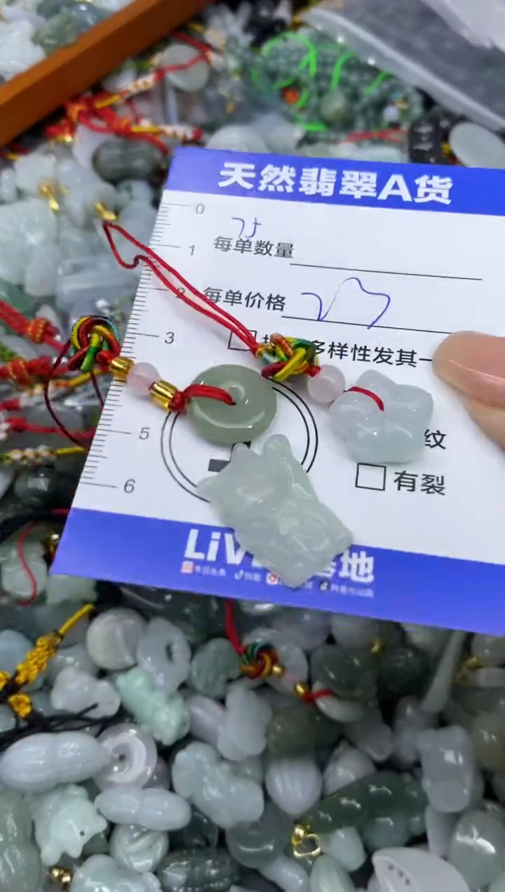 颈饰未镶嵌翡翠天然翡翠A货批量多样性发一件