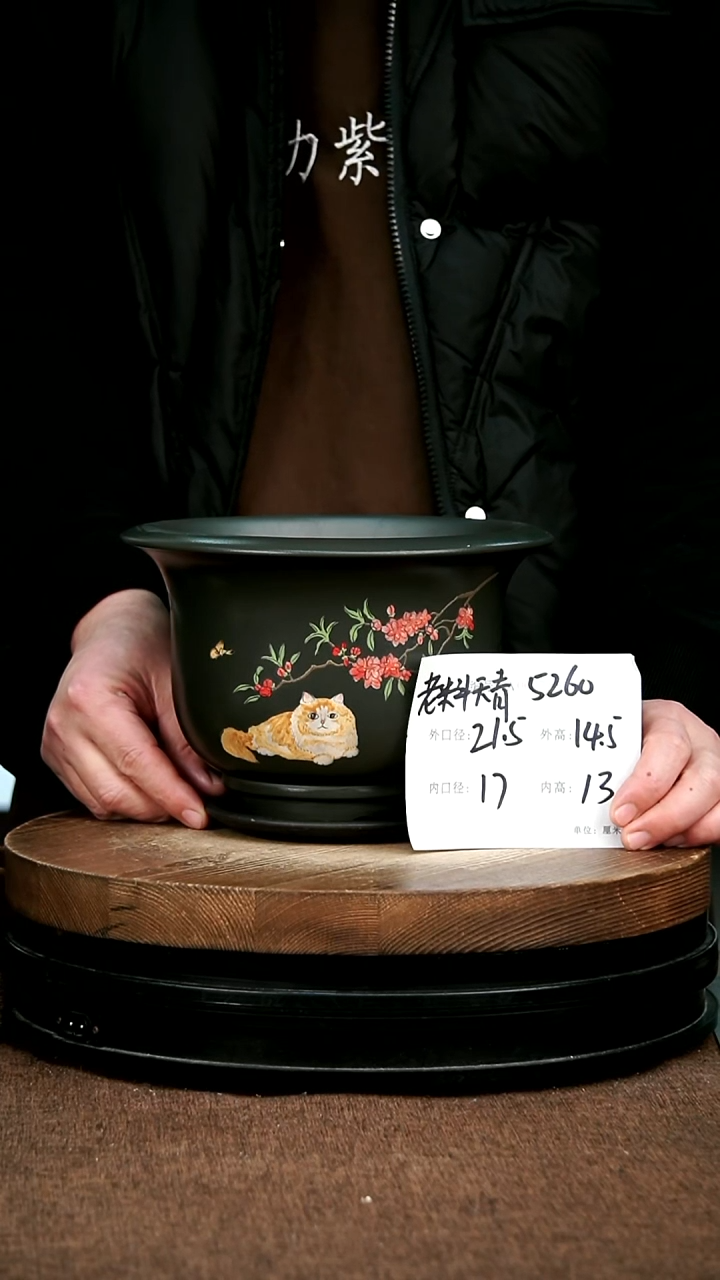 紫砂花盆花卉园艺5260+Z