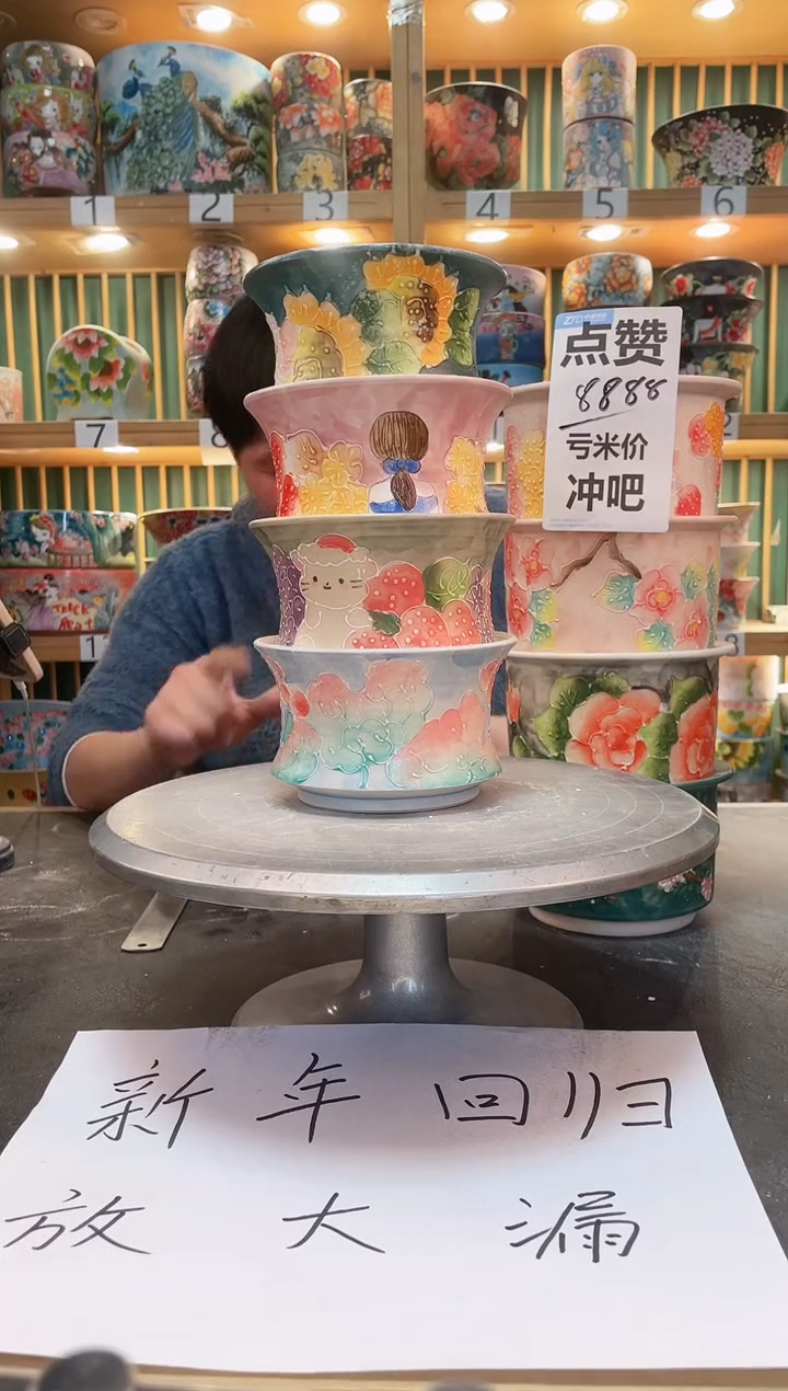 【闪购商品】瓷片默认微瑕一物一拍0209-131-4个