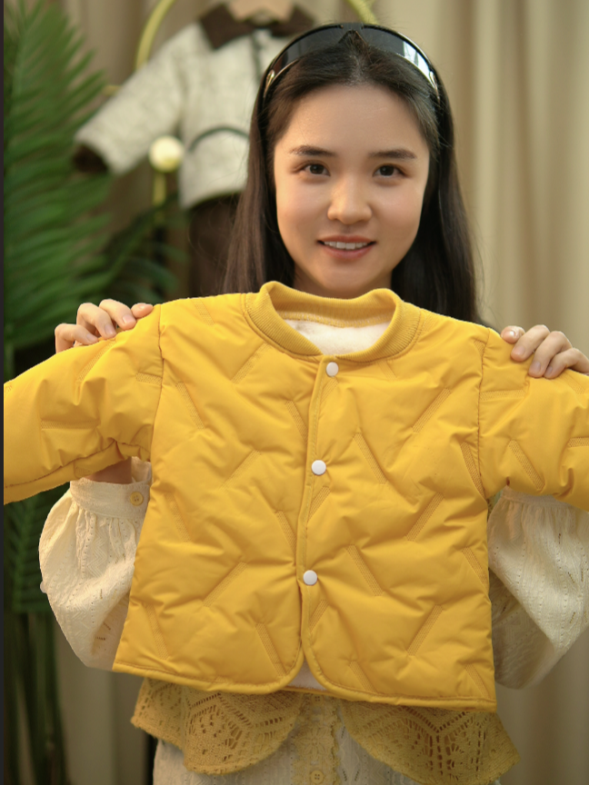 冬季儿童加绒加棉加厚棉袄宝宝棉服男童女童保暖棉袄内胆可外穿