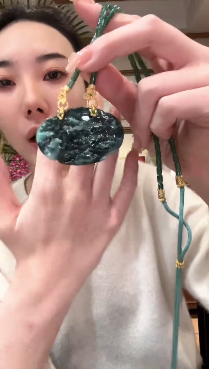 【闪购商品】翡翠颈饰未镶嵌国风