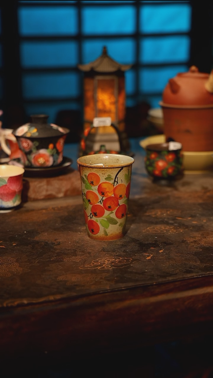 陶瓷景德镇高温釉下彩手工手绘款式@A0855@