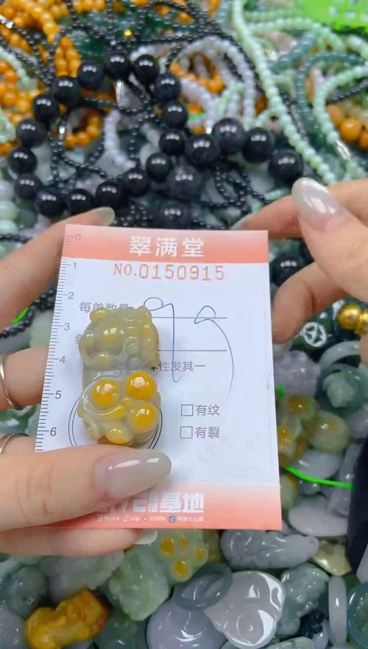 翡翠未镶嵌颈饰闪购0150915