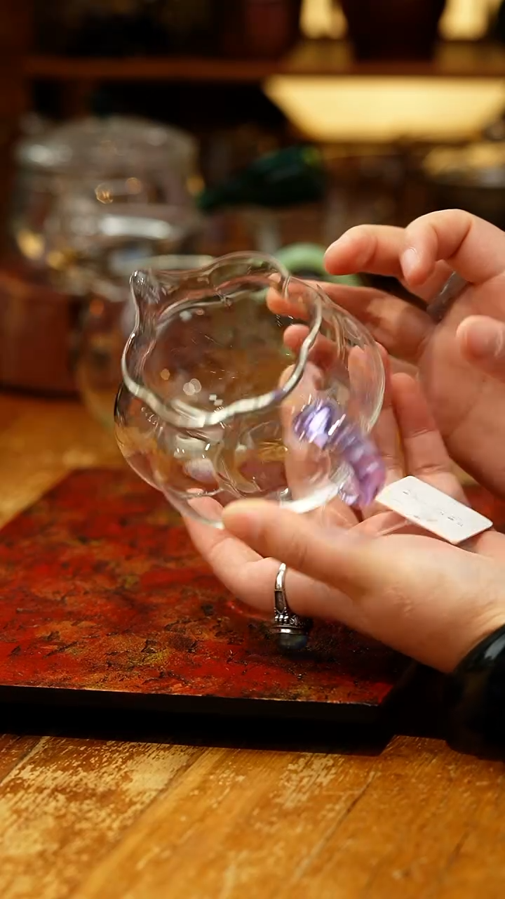 【闪购商品】禾器/晶彩纳福茶海/浅紫色/定制版