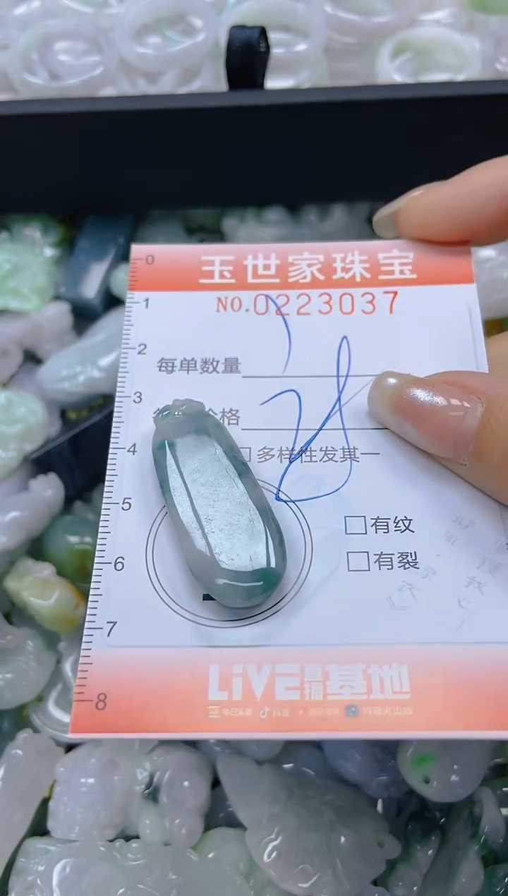 翡翠未镶嵌颈饰闪购0223037