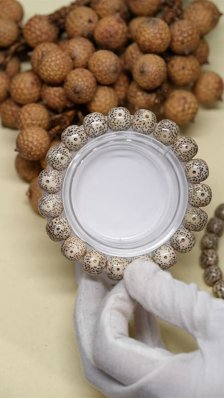 手串星月菩提颗颗正月9*8青花瓷-1038