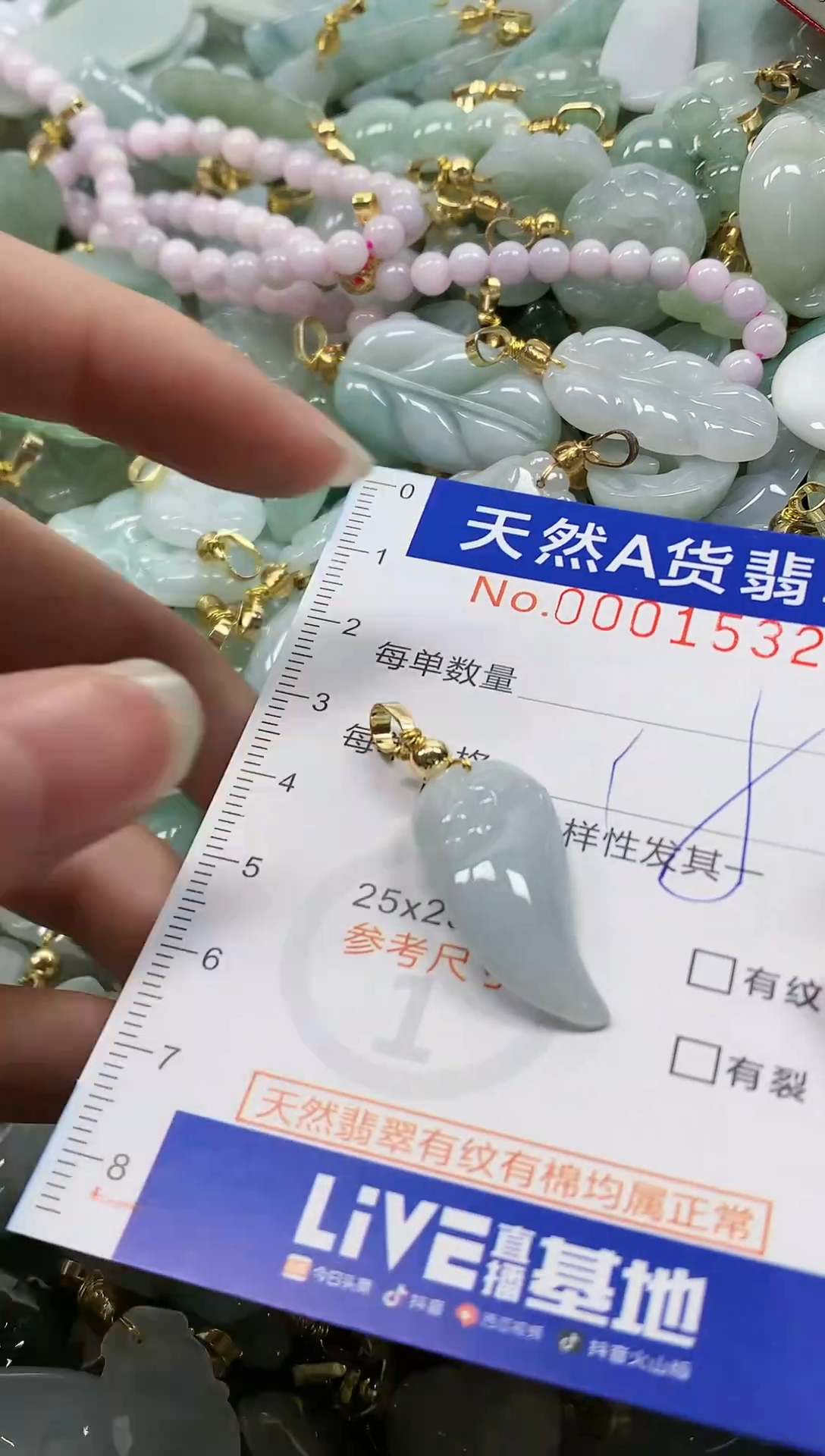 颈饰未镶嵌翡翠纯天然a货翡翠
