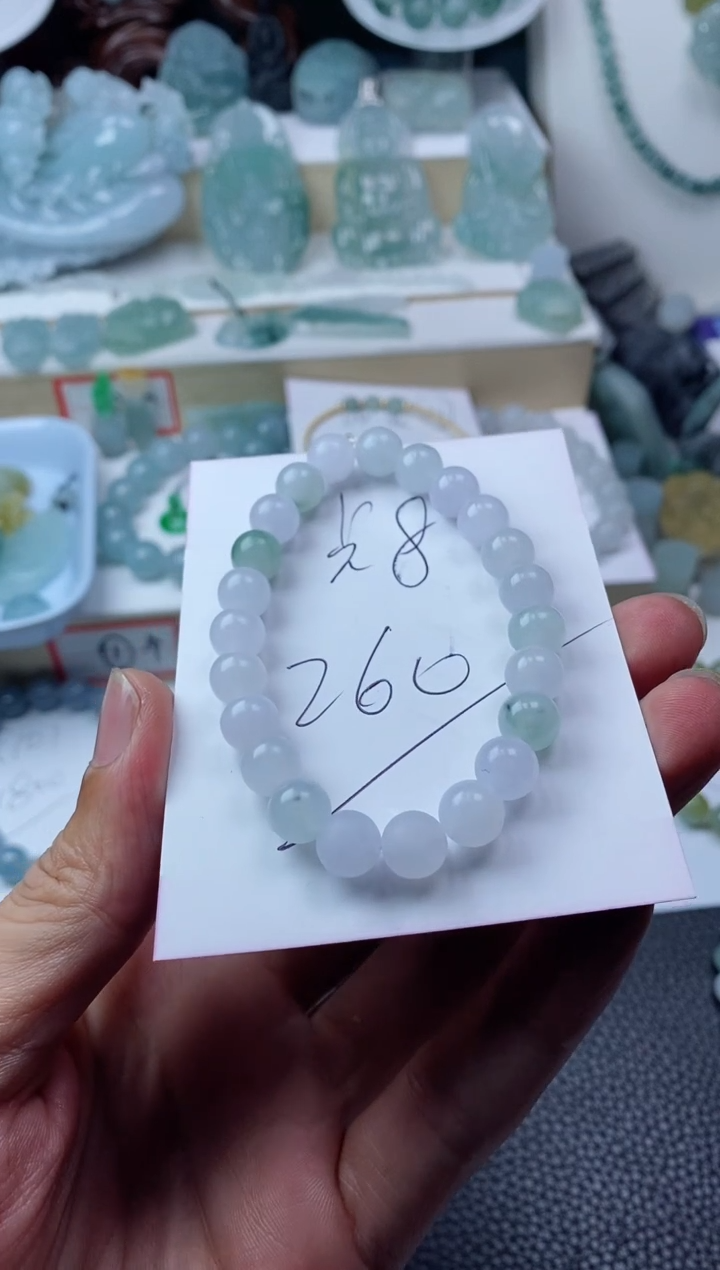 未镶嵌定制翡翠手串