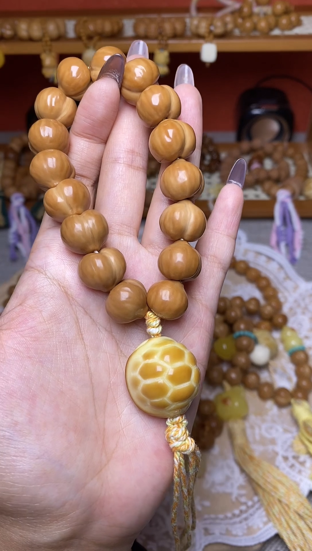 手串猴头核桃全品无暇屁桃➕富甲手持