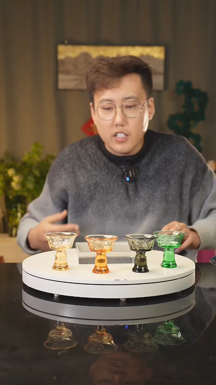 【闪购商品】雅致水晶陶瓷瓷片艺术摆件礼品