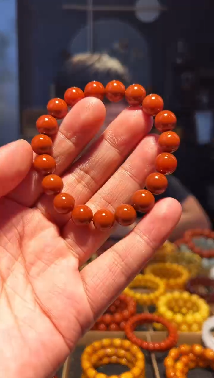 未镶嵌手串南红玛瑙10+单圈