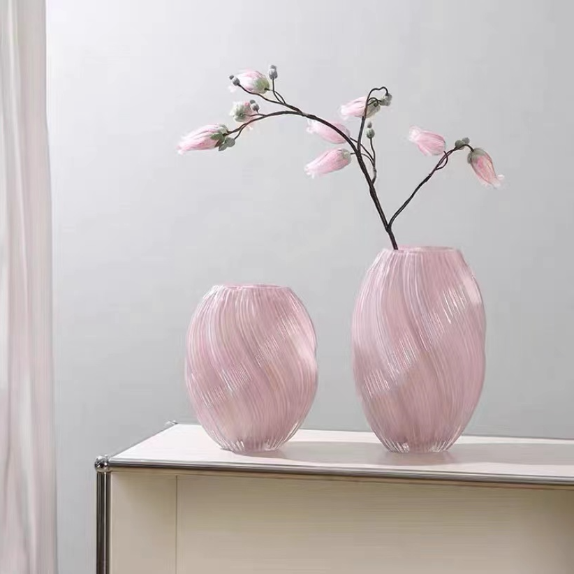 麦芽糖玻璃花瓶 水培鲜花 仿真花 花瓶花器 一级品