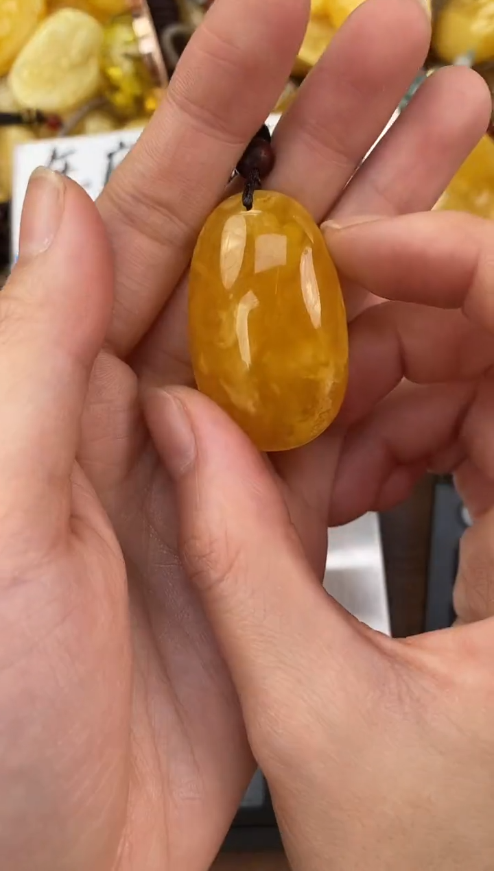 裸石琥珀未镶嵌天然琥珀蜜蜡