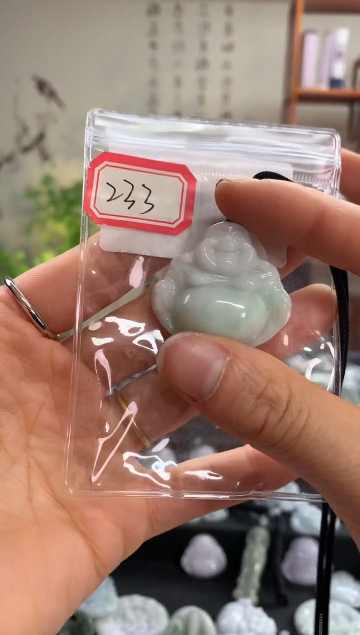 【闪购商品】翡翠颈饰未镶嵌佛公233