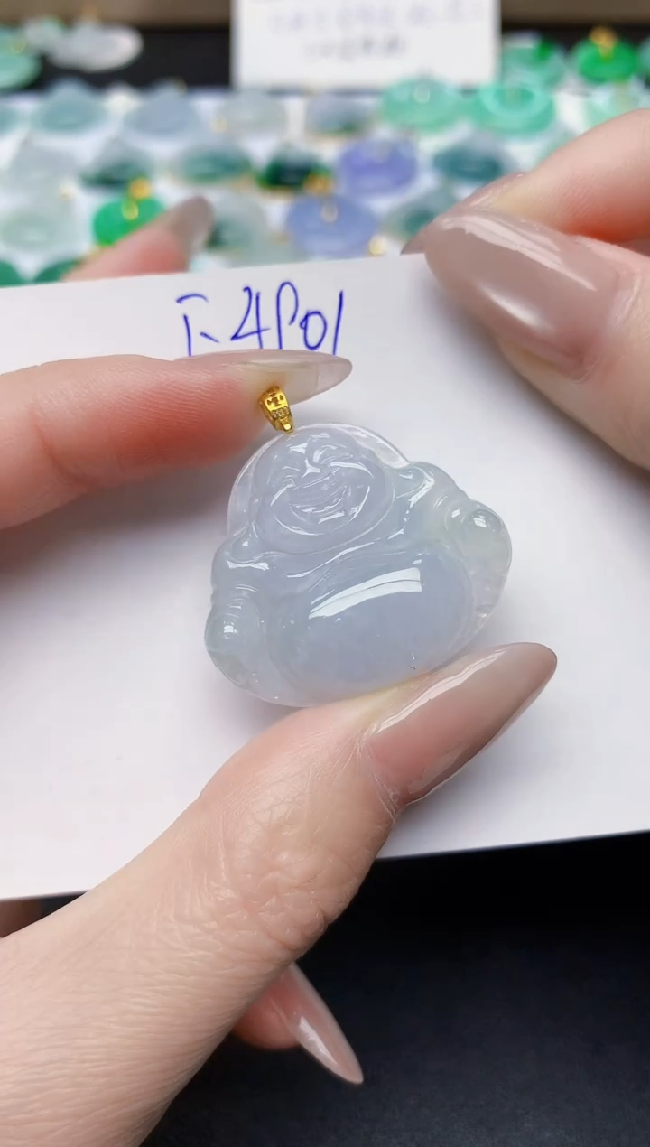 颈饰未镶嵌翡翠天然缅甸A货翡翠百元以上9元证书费自理