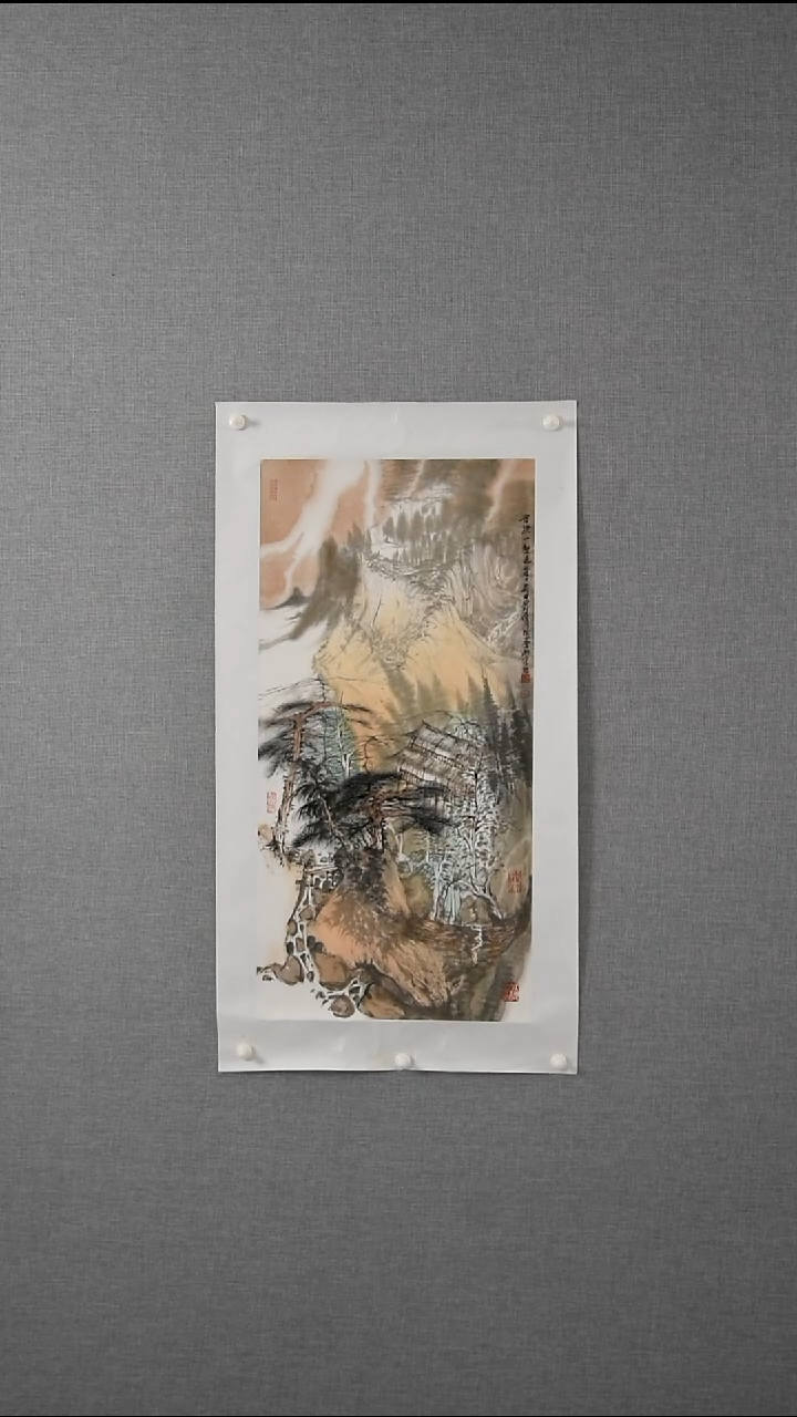 【闪购商品】绘画唐利中-山水-2.1平尺-05