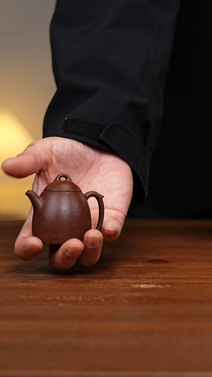 茶壶紫砂迷你秦权天青泥WG