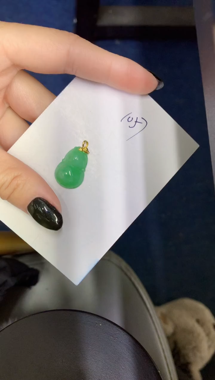 【闪购商品】翡翠颈饰18K金镶嵌0000000000