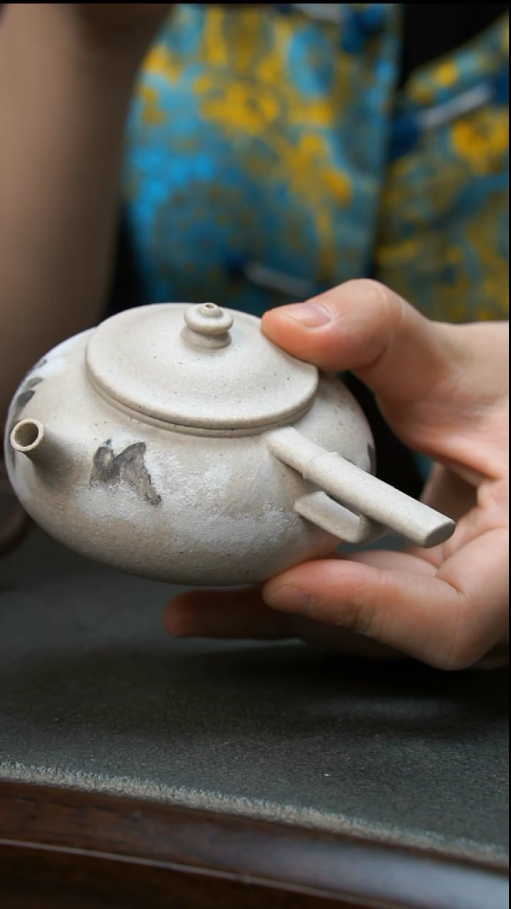 【闪购商品】紫砂茶壶国风山水侧把壶