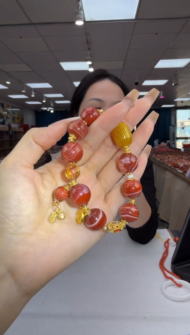 未镶嵌珠串南红玛瑙11.22-14mm（多样发其一）95330199