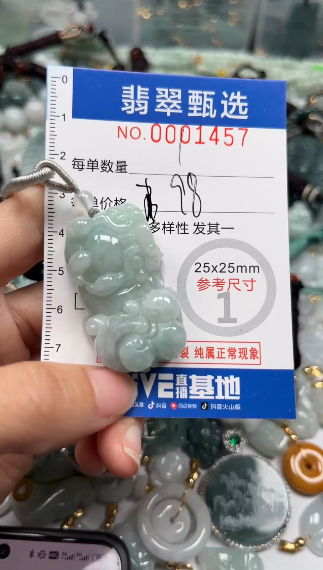 【闪购商品】翡翠颈饰未镶嵌00..1457