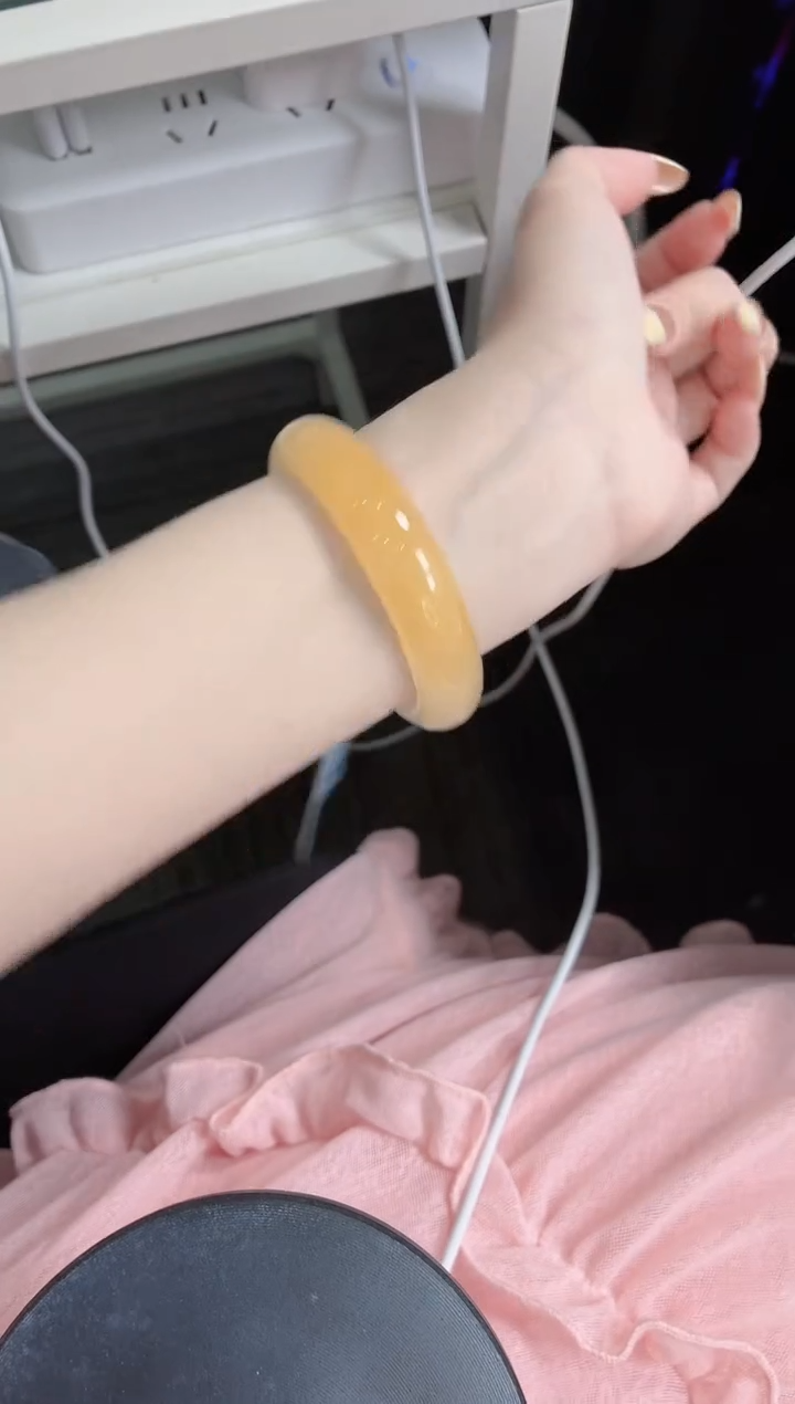 石英质玉手镯未镶嵌212-黄龙59.5