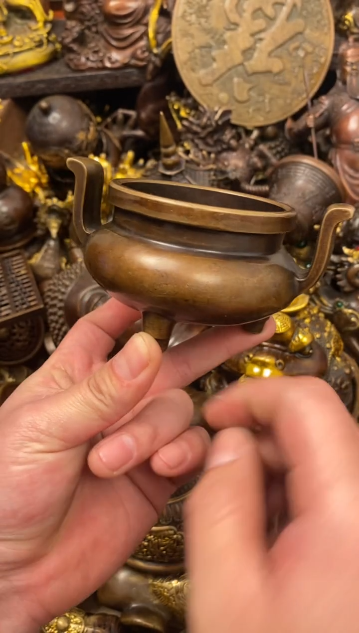 案台摆件 物品摆件 纯铜