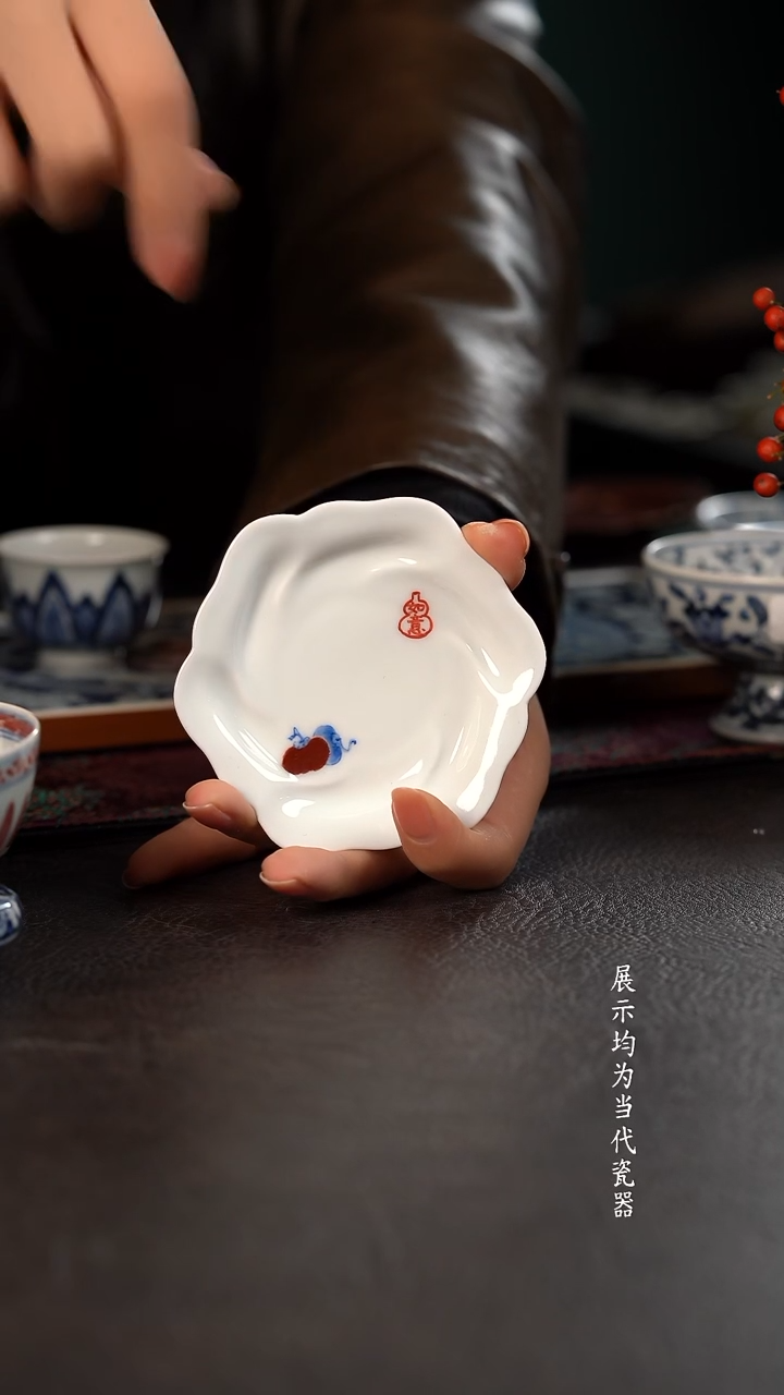 聚澜堂事事如意花朵杯垫