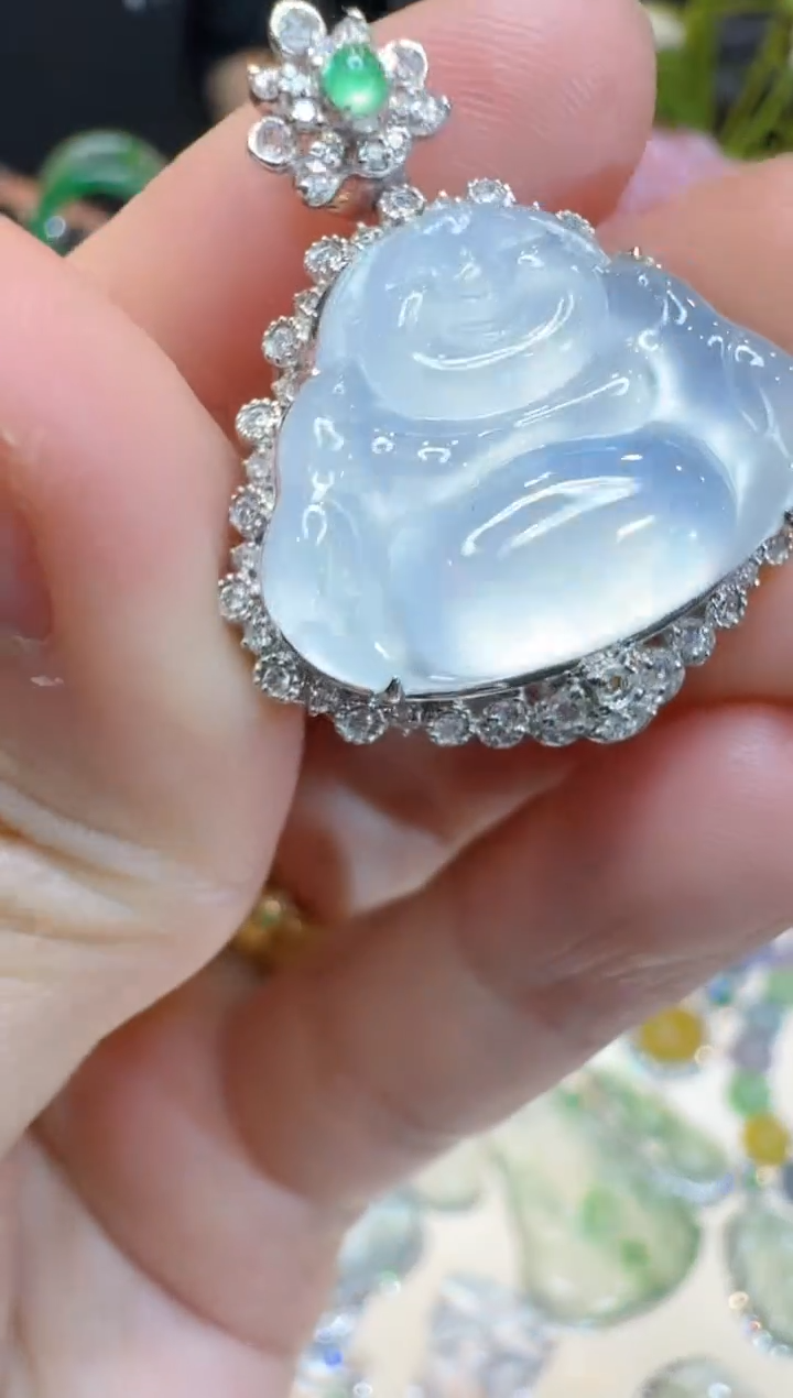 【闪购商品】翡翠吊坠(不含链)18K金镶嵌多样性团购发一件