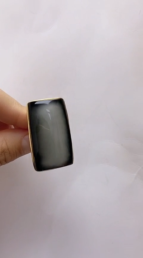 【闪购商品】琥珀裸石银S925镶嵌琥珀戒指