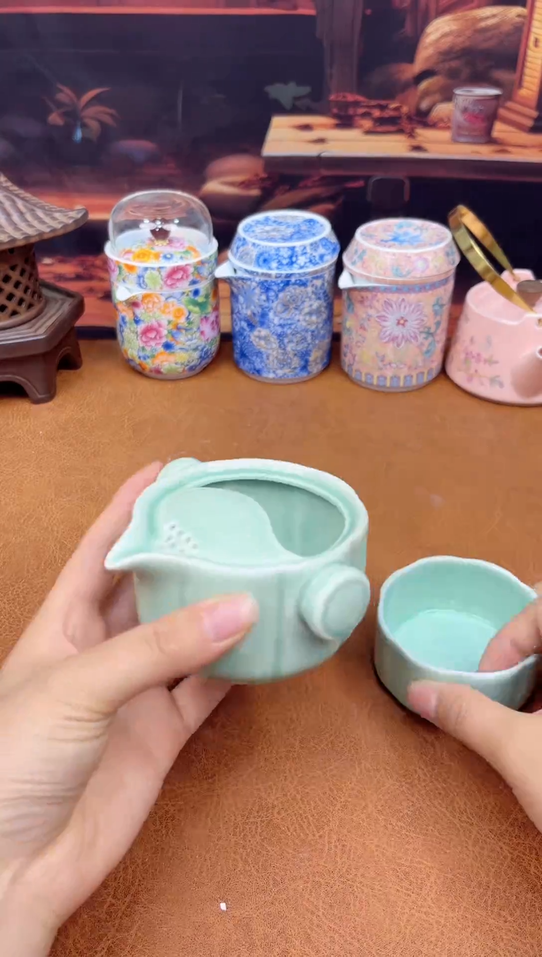 【闪购商品】陶瓷茶具摆件茶叶罐