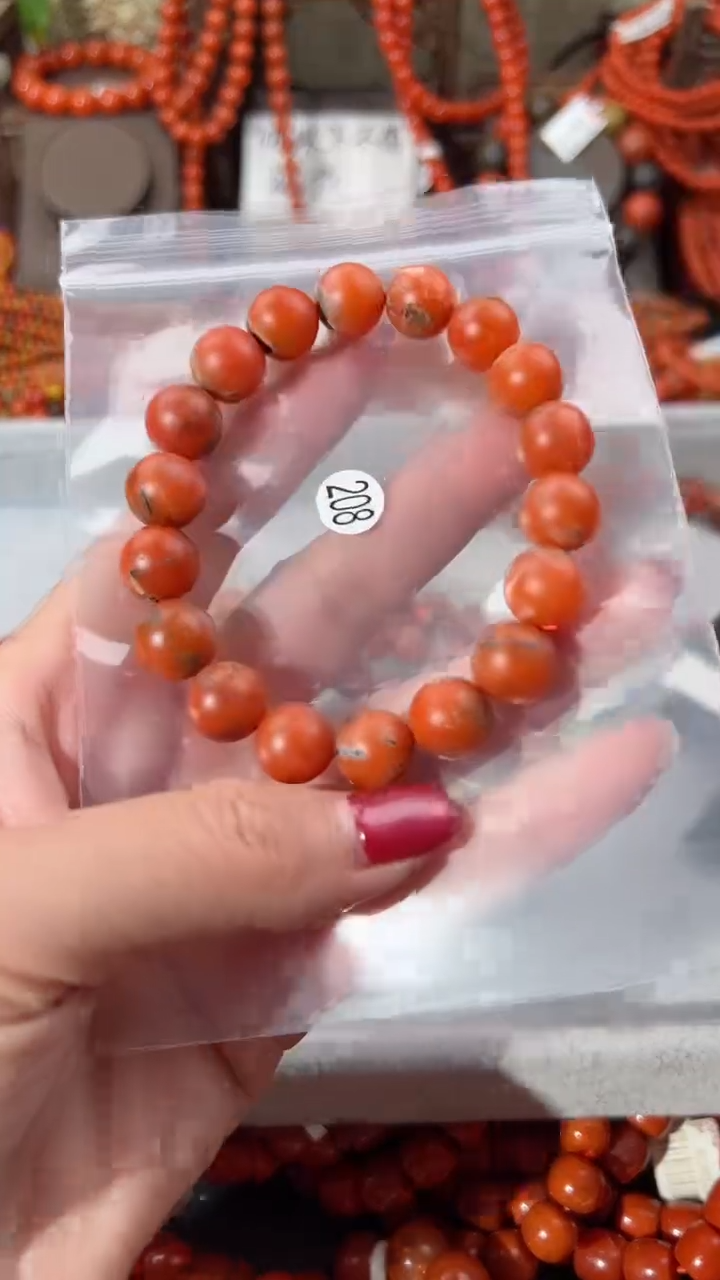 【闪购商品】南红玛瑙手串未镶嵌11