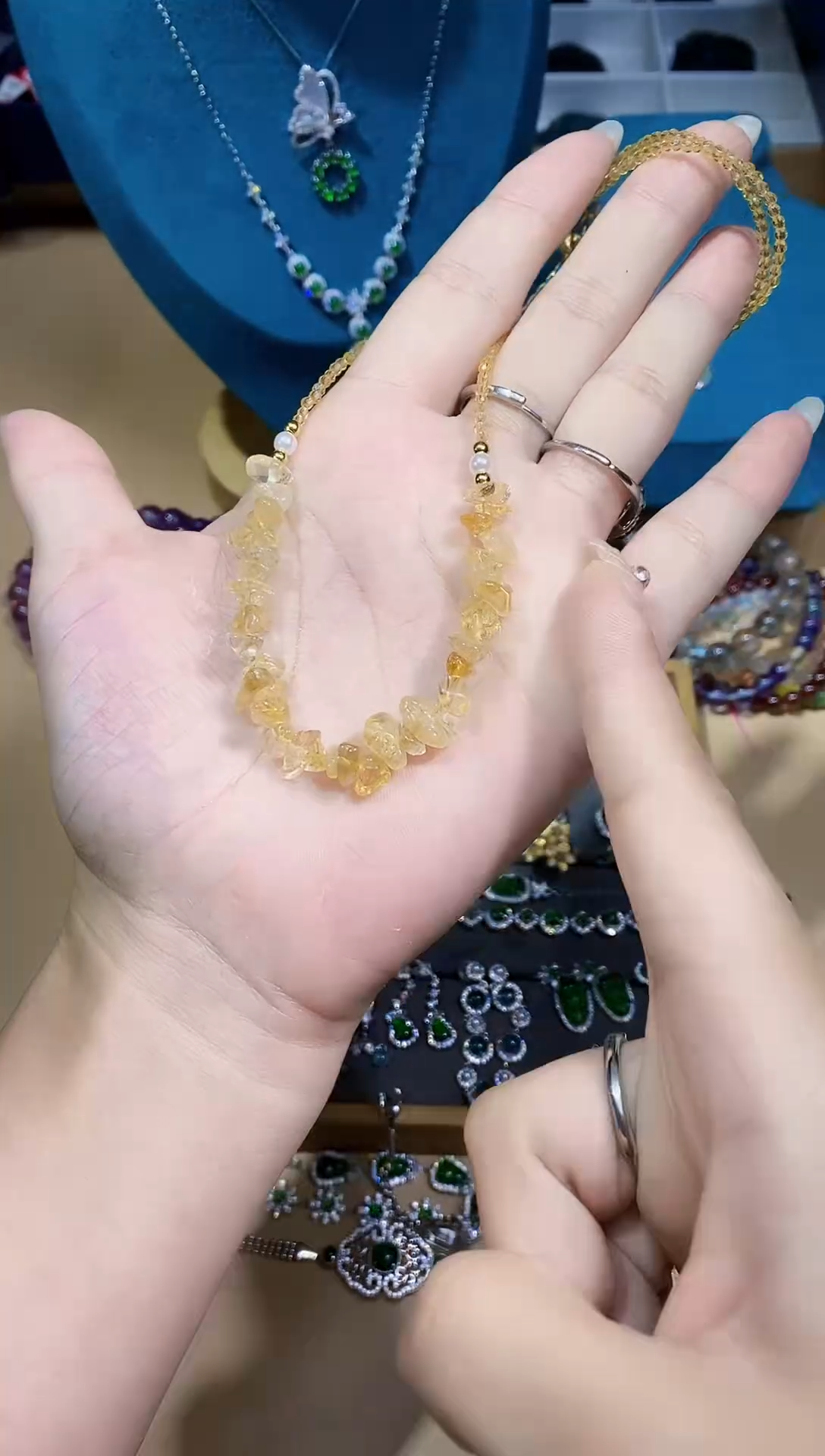 【闪购商品】水晶颈饰未镶嵌多样性发其一【6】