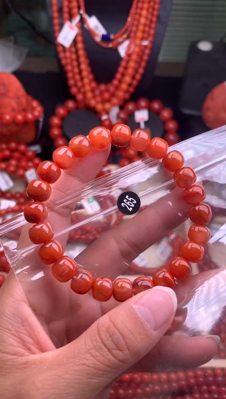 【闪购商品】南红玛瑙珠宝奇石银S925镶嵌265-9